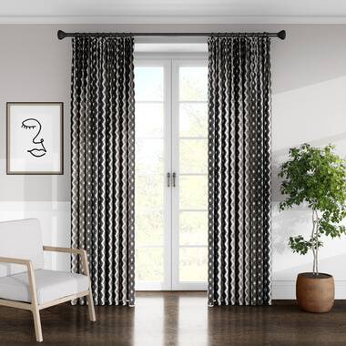 Colcha Linens Cotton Blend Room Darkening Curtain Panel | Wayfair